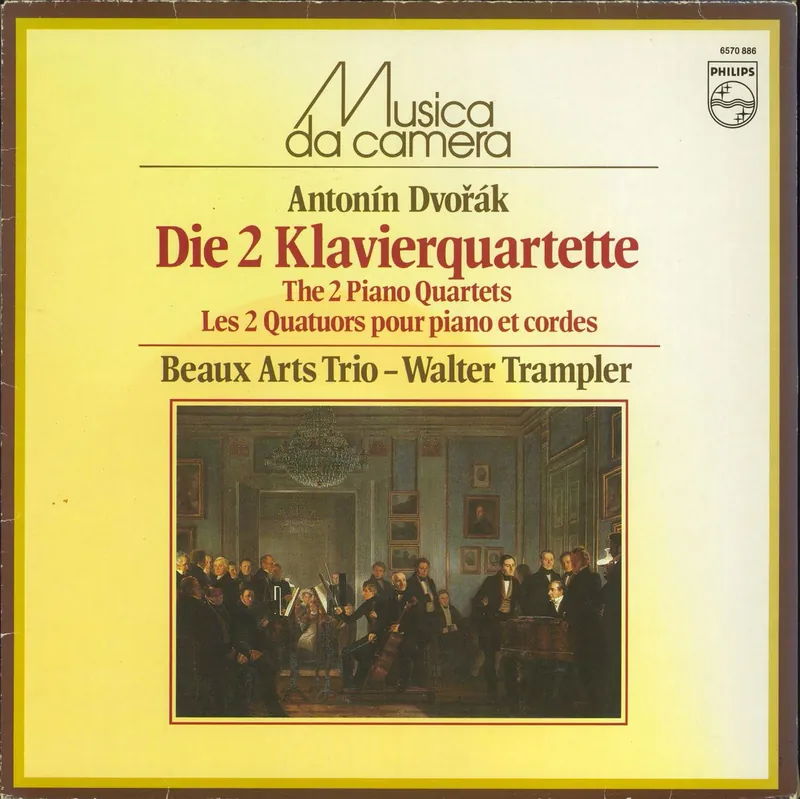 Buy Direct Beaux Arts Trio Antonín Dvorák: Die 2 Klavierquartette Dutch Vinyl LP
