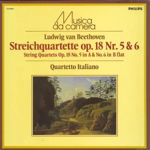 Quartetto Italiano Ludwig Van Beethoven: Streichquartett Op. 18 Nr. 5 & 6 Dutch Vinyl LP Special Offer