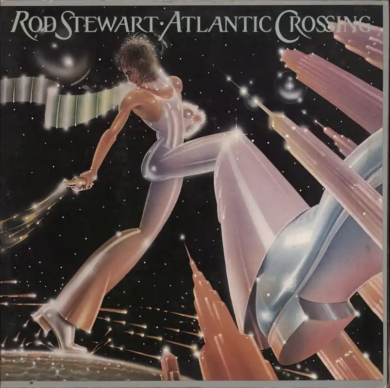 Save Now Rod Stewart Atlantic Crossing US Vinyl LP