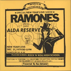 The Ramones Live At The Palladium, New York, NY (12/31/79) - RSD19 US 2-LP vinyl set Clearance