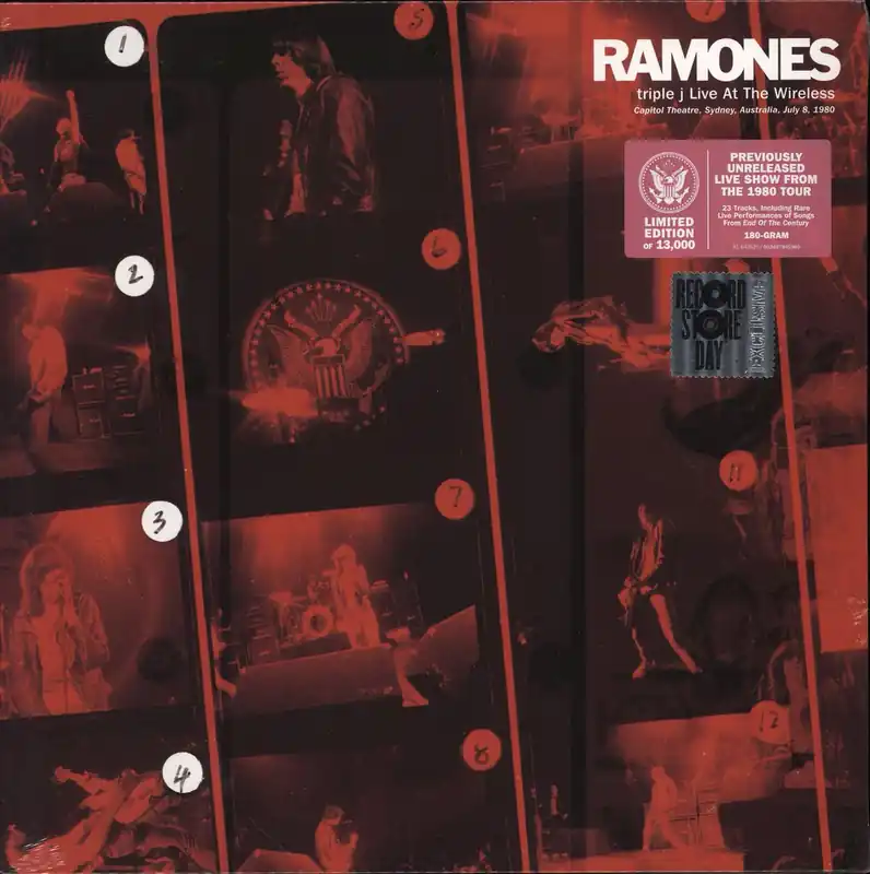 Last Chance The Ramones Triple J Live At The Wireless - RSD 2021 - Sealed UK Vinyl LP