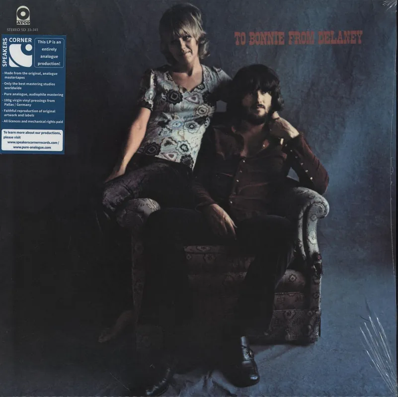 Luxury Delaney & Bonnie To Bonnie From Delaney + Hype Sticker - 180g German Vinyl LP
