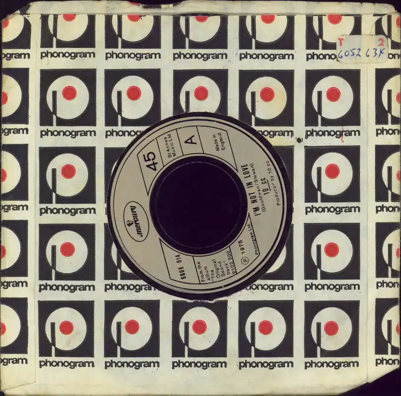 Instant Buy 10cc I'm Not In Love - Wide Centre UK 7" vinyl