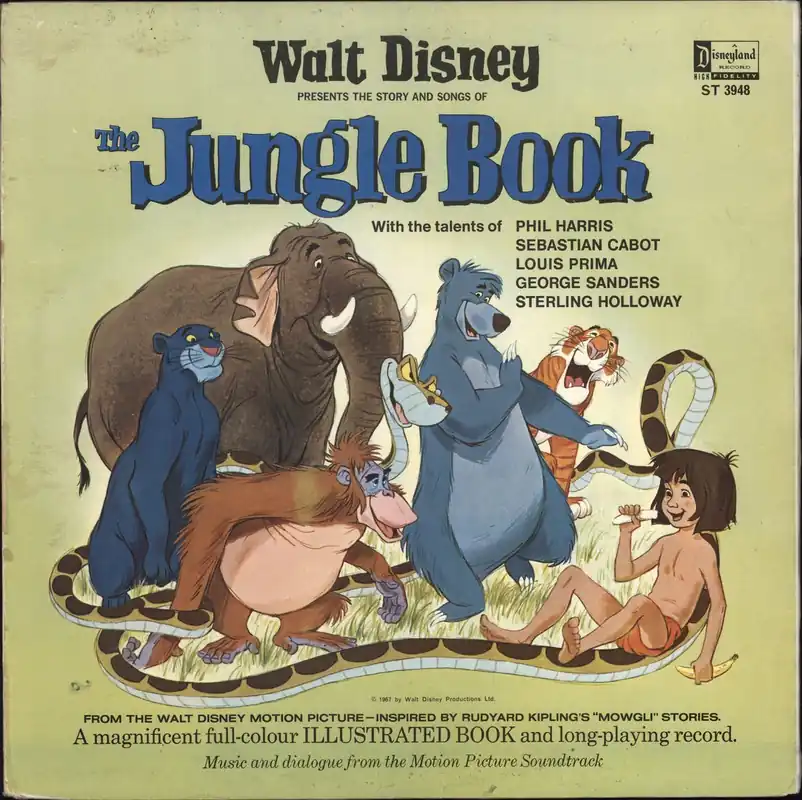 Bulk Order Walt Disney The Jungle Book - 2nd UK Vinyl LP