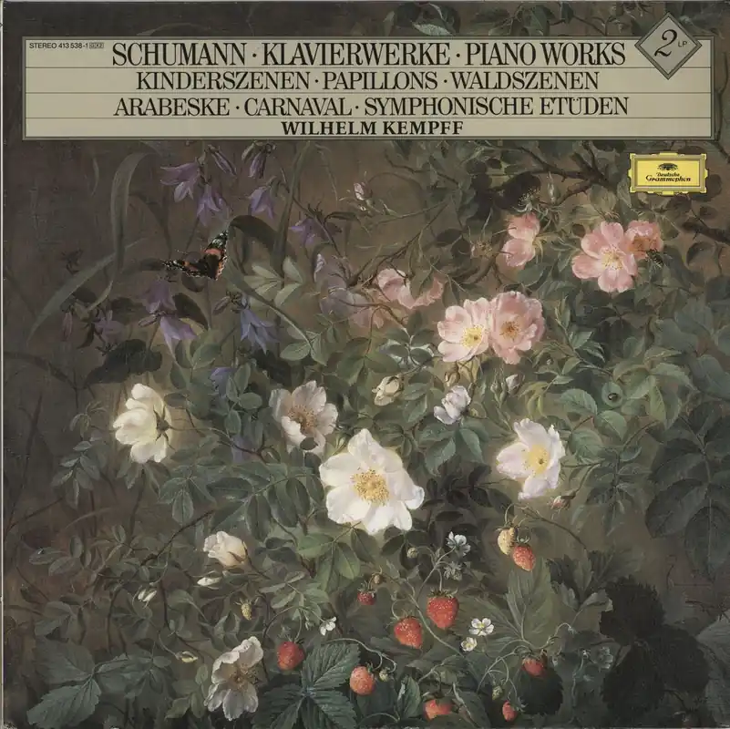 Handmade Wilhelm Kempff Schumann: Klavierwerke German 2-LP vinyl set