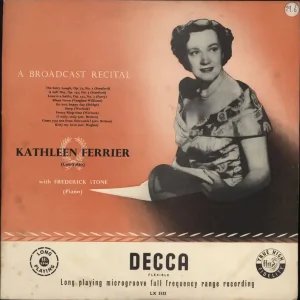 Editor’s Pick Kathleen Ferrier A Broadcast Recital UK 10" vinyl