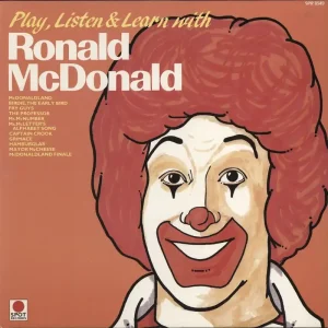 Order Now Various-Childrens Play, Listen & Learn With Ronald McDonald UK Vinyl LP