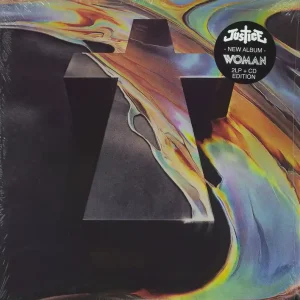 Justice Woman + CD + Shrink French 2-LP vinyl set Fast Shipping