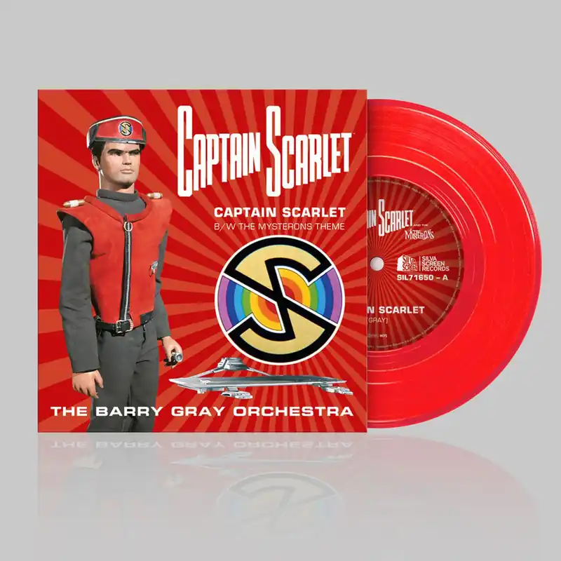 Barry Gray Captain Scarlet - Red Vinyl UK 7" vinyl Editor’s Pick