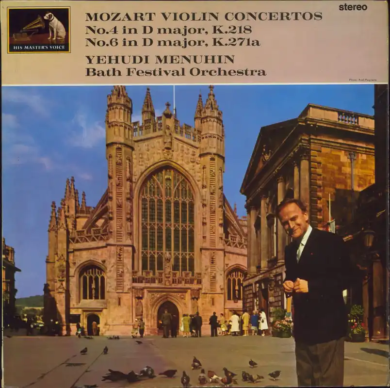 Yehudi Menuhin Mozart: Violin Concertos No 3 in G major & No 5 in A major 'Turkish' UK Vinyl LP Latest