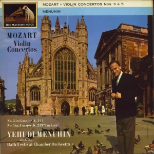 New Release Yehudi Menuhin Mozart: Violin Concertos No 3 in G major & No 5 in A major 'Turkish' UK Vinyl LP