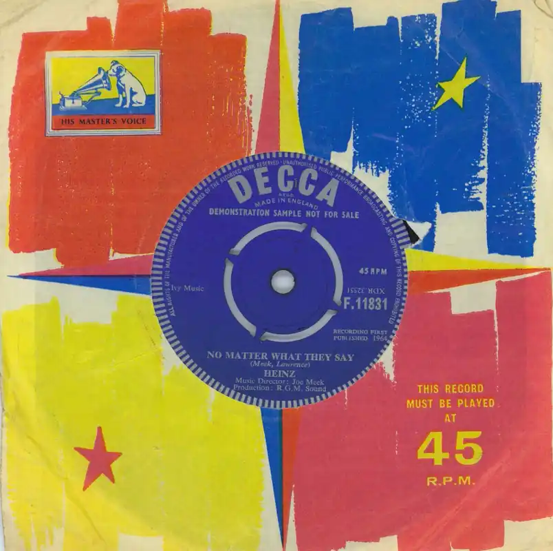 Heinz You Were There UK Promo 7" vinyl Final Sale