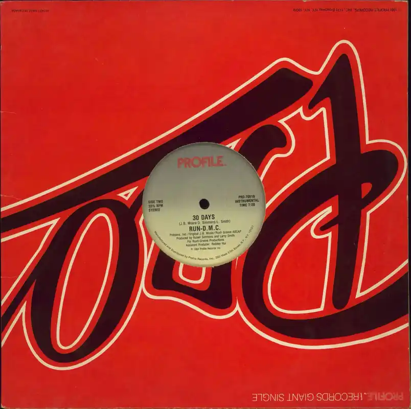 Fast Shipping Run DMC 30 Days US 12" vinyl