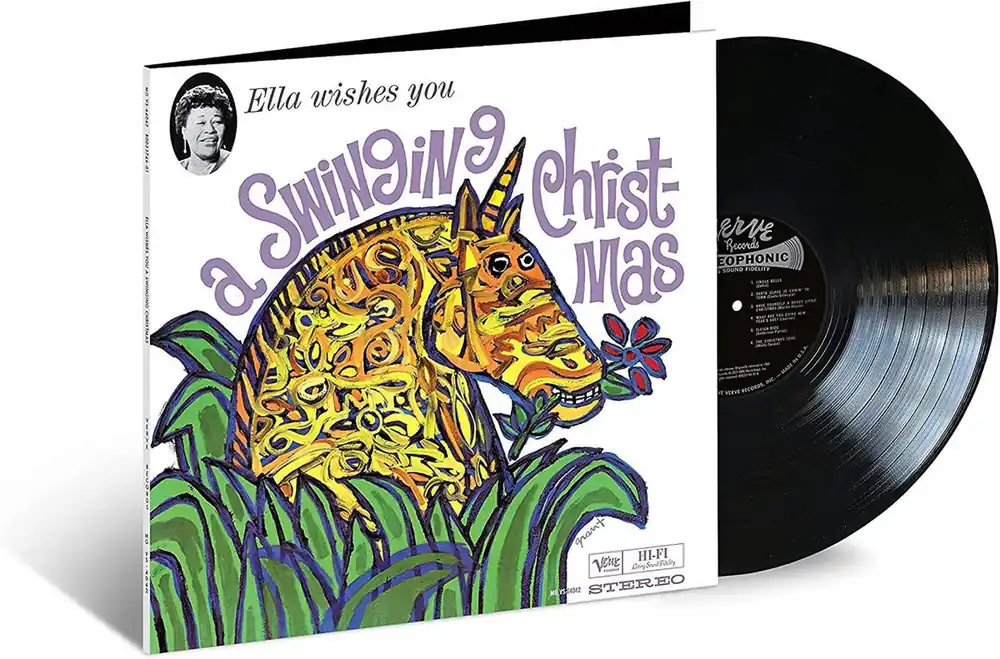 Ella Fitzgerald Ella Wishes You A Swinging Christmas - Acoustic Sounds Verve Series - Sealed US Vinyl LP Special Offer