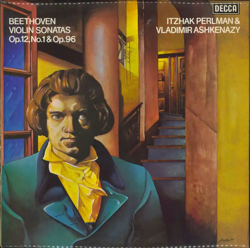 Popular Itzhak Perlman & Vladimir Ashkenazy Beethoven: Violin Sonatas Op.12 No.1 & Op.96 UK Vinyl LP