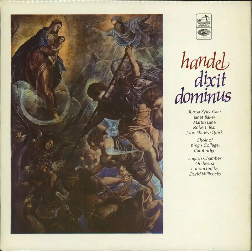 George Frideric Handel Dixit Dominus - 2nd UK Vinyl LP Bulk Order