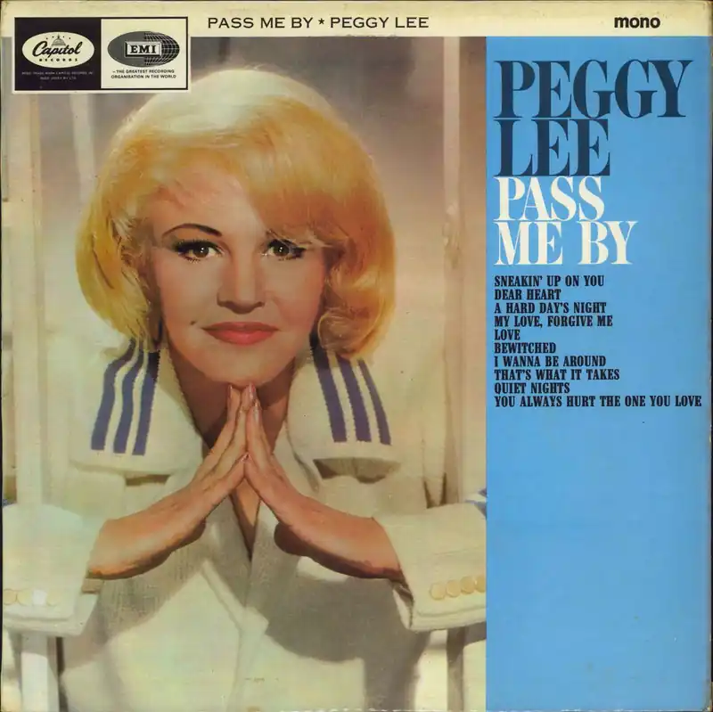 Latest Peggy Lee Pass Me By UK Vinyl LP