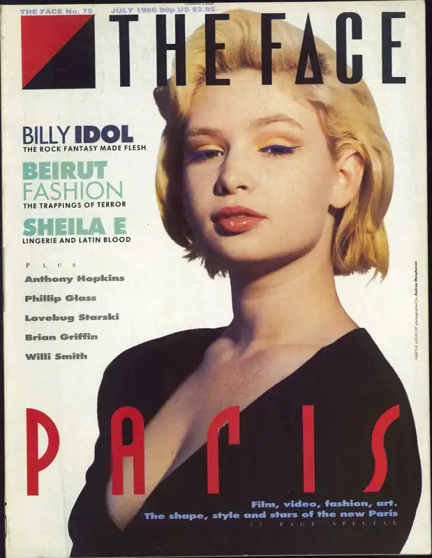 Billy Idol The Face UK Magazine Free Shipping