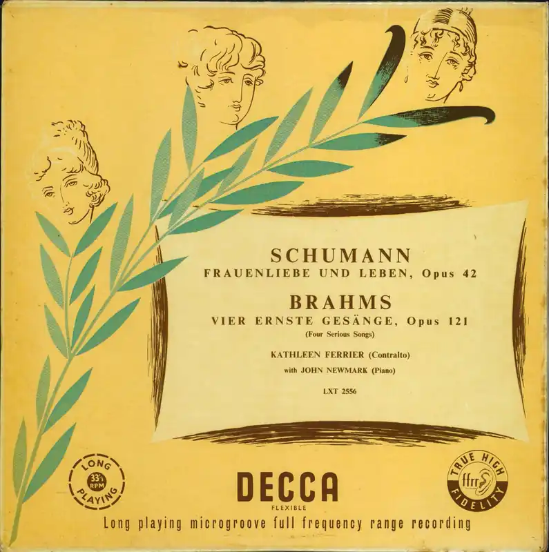 Kathleen Ferrier Schumann: Frauenliebe Und Leben, Opus 42 / Brahms: Vier Ernste Gesänge, Opus 121 UK Vinyl LP Price Cut