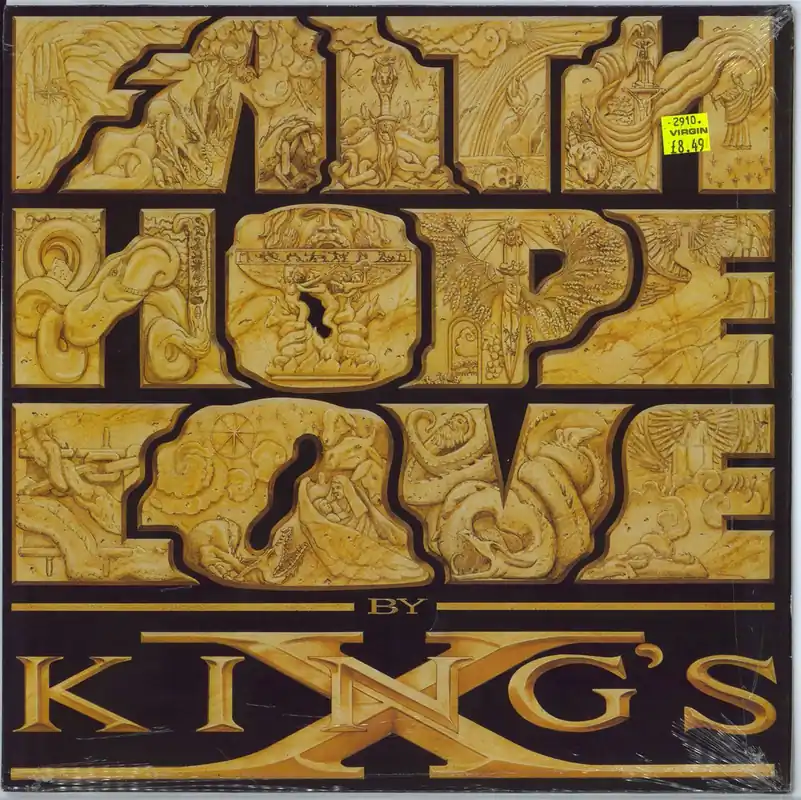 Hassle-Free Returns King's X Faith Hope Love - Shrink German Vinyl LP