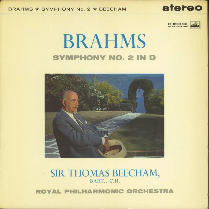 Best Price Johannes Brahms Symphony No. 2 in D Major, Op.73 UK Vinyl LP