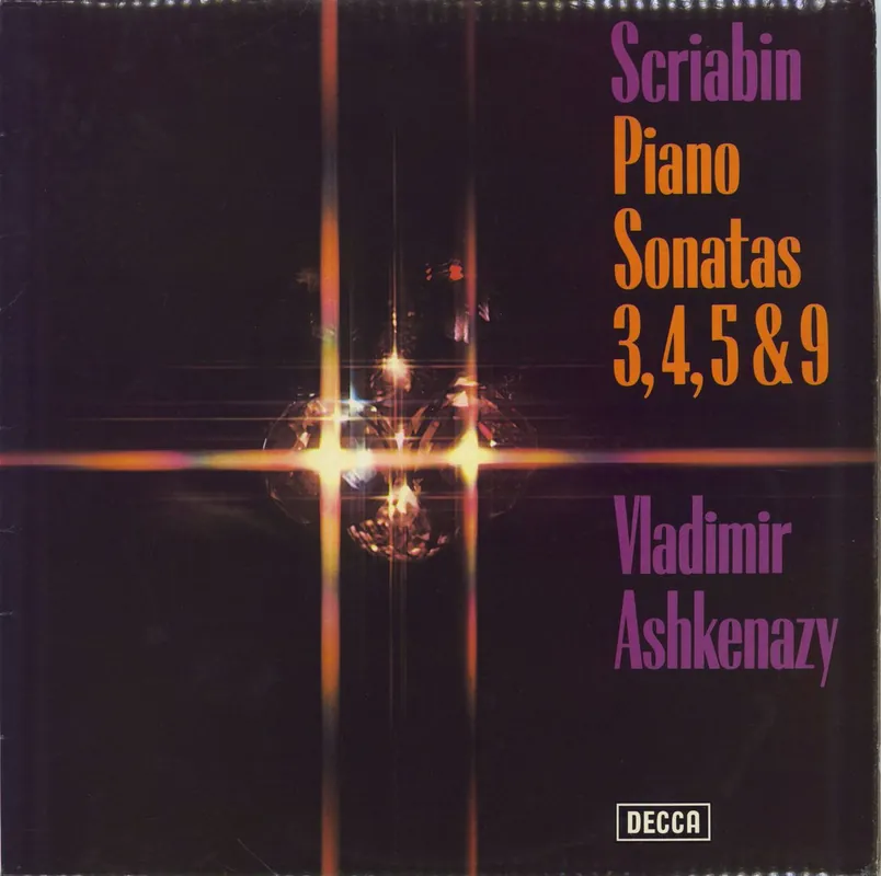 Premium Vladimir Ashkenazy Scriabin: Piano Sonatas 3, 4, 5 & 9 UK Vinyl LP