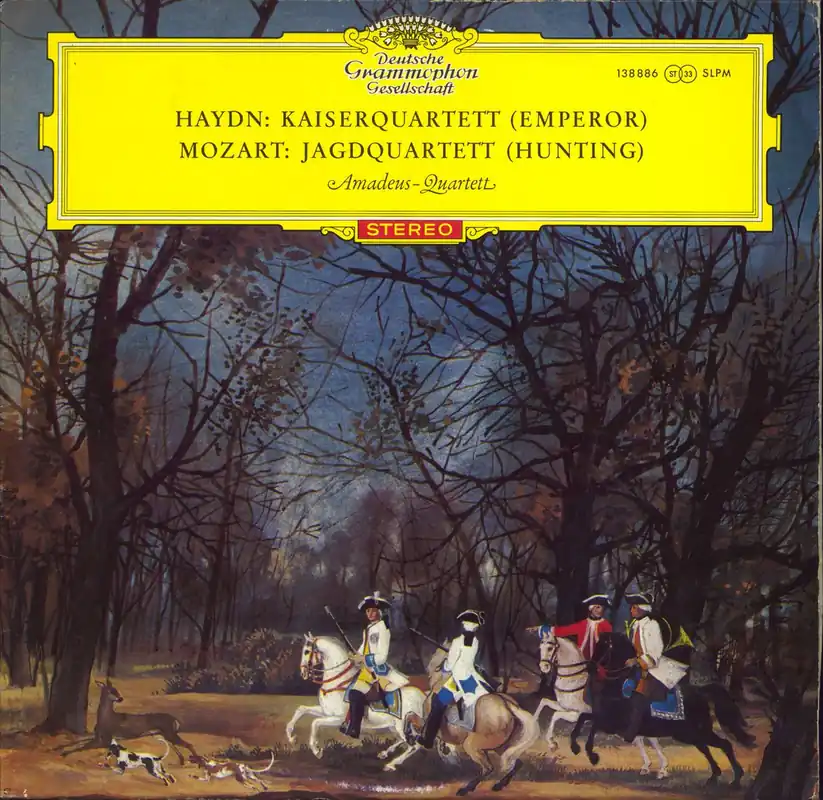 Deal The Amadeus String Quartet Haydn: Kaiserquartett (Emperor) / Mozart: Jagdquartett (Hunting) German Vinyl LP