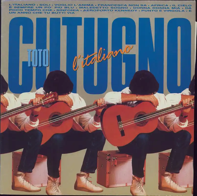 Money Back Guarantee Toto Cutugno L'Italiano Italian Vinyl LP