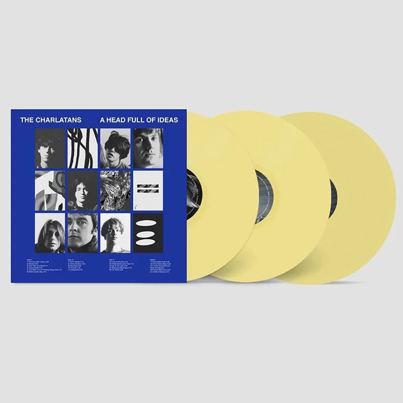 The Charlatans (UK) A Head Full Of Ideas - Indie Exclusive Opaque Vinyl - Sealed UK 3-LP vinyl set Bulk Order