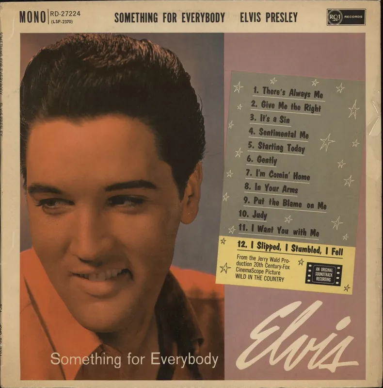 Luxury Elvis Presley Something For Everybody - 1st - VG UK Vinyl LP