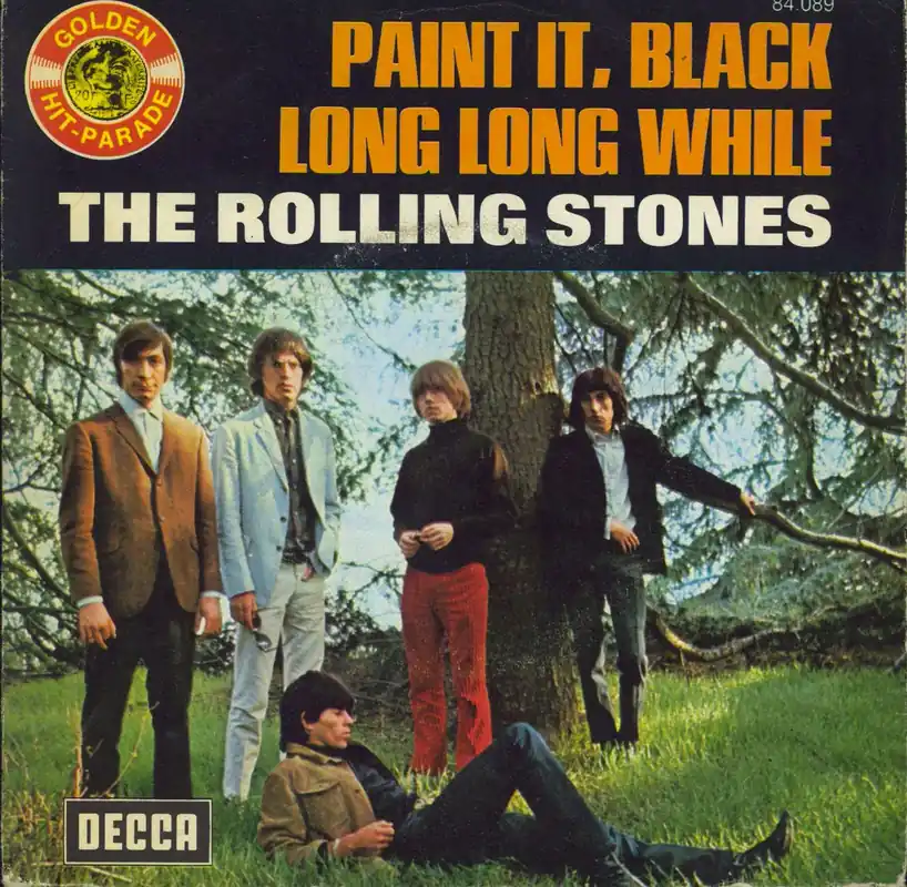 Discount The Rolling Stones Paint It Black French 7" vinyl