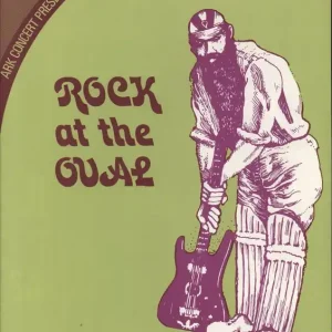 Professional Grade Frank Zappa Rock At The Oval UK Tour programme