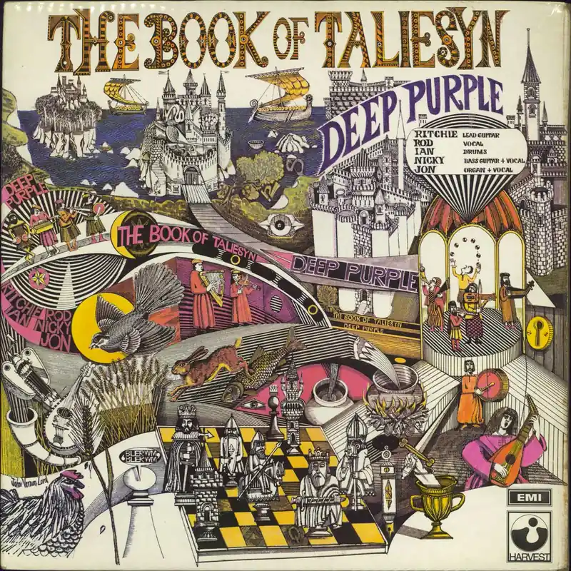 Deep Purple The Book Of Taliesyn - 3rd - EX UK Vinyl LP Exclusive