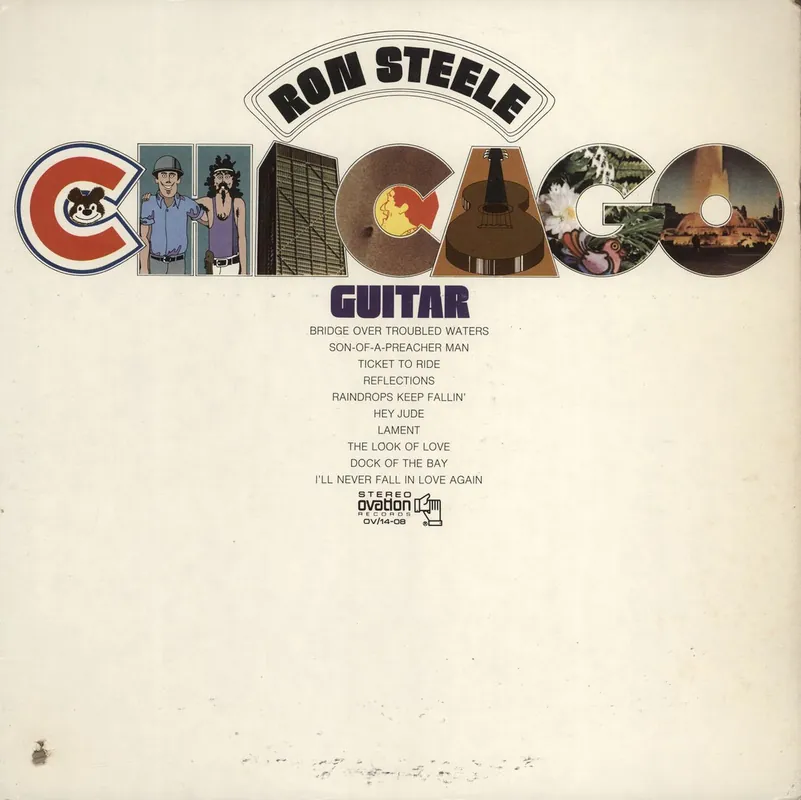 Direct From Factory Ron Steele Chicago Guitar US Vinyl LP