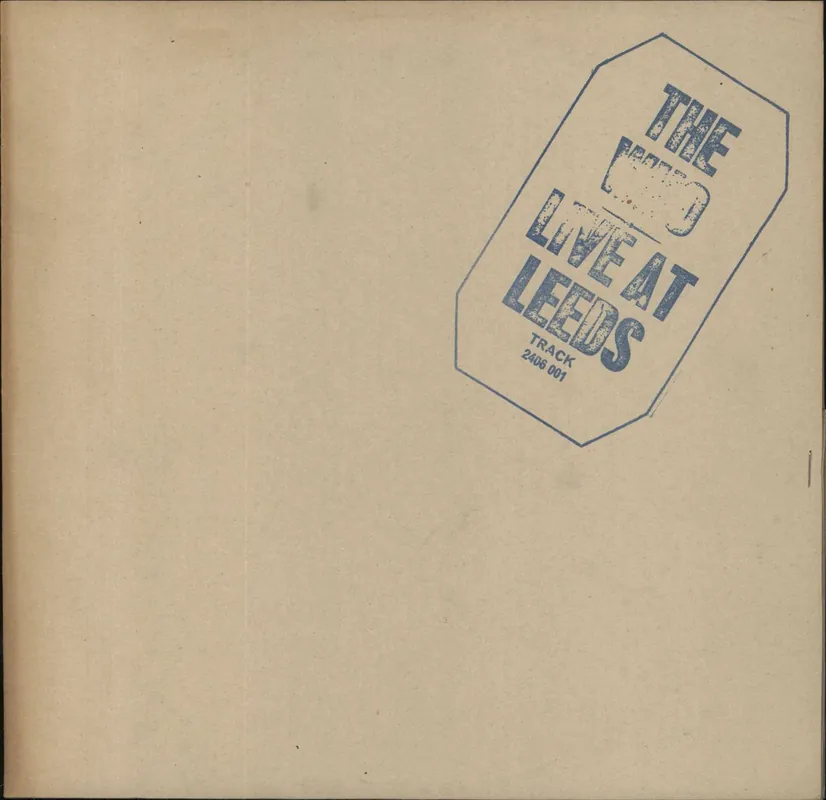 Fresh Stock The Who Live At Leeds - 1st Blue - Complete - Tuesday Poster - EX UK Vinyl LP