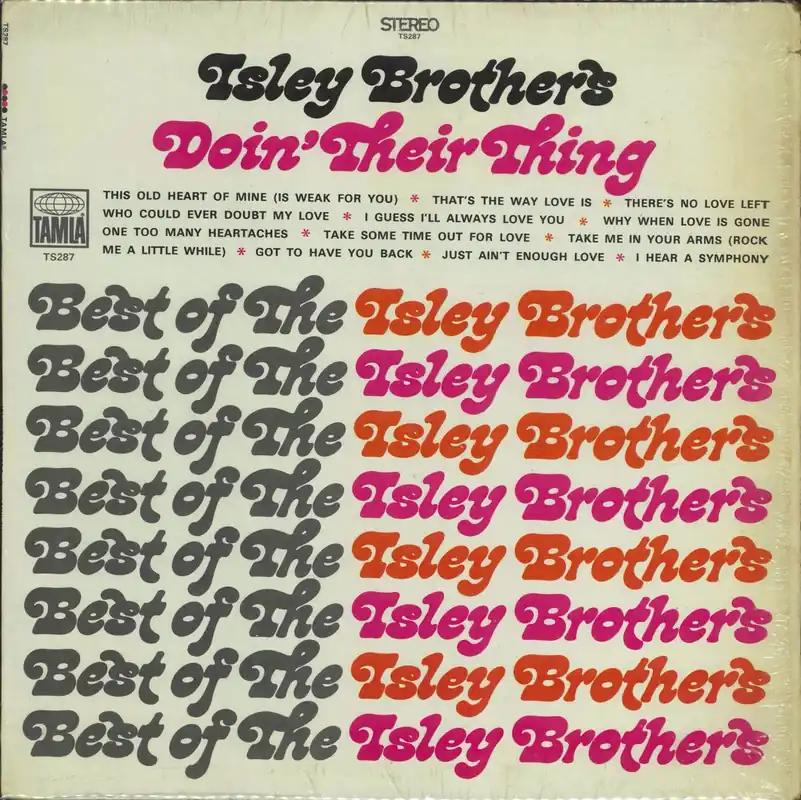 The Isley Brothers Doin’ Their Thing - shrink US Vinyl LP Limited Edition