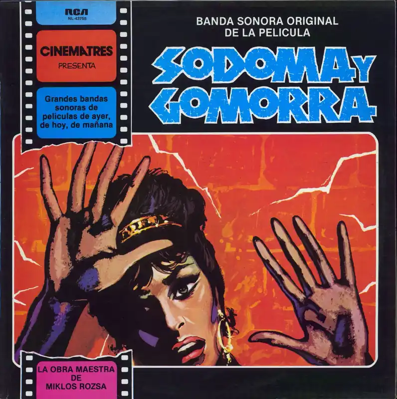 Direct From Manufacturer Original Soundtrack Sodoma Y Gomorra Spanish Vinyl LP