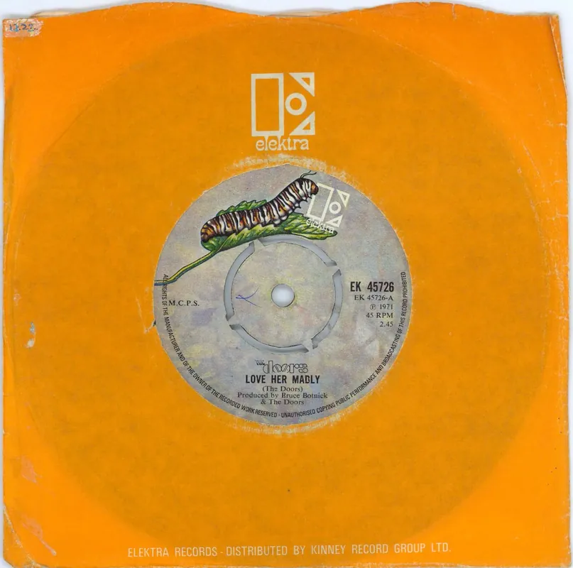 Limited Offer The Doors Love Her Madly UK 7" vinyl