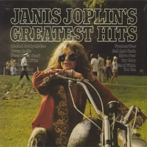 Janis Joplin Greatest Hits - Opened shrink UK Vinyl LP Best Choice