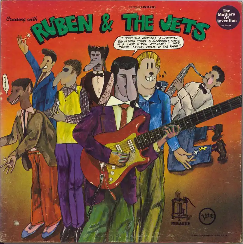 Frank Zappa Cruising With Ruben & The Jets - Blue Verve - EX US Vinyl LP Fast Shipping
