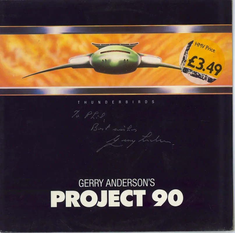 Editor’s Pick Gerry & Sylvia Anderson Project 90 - Autographed UK 12" vinyl