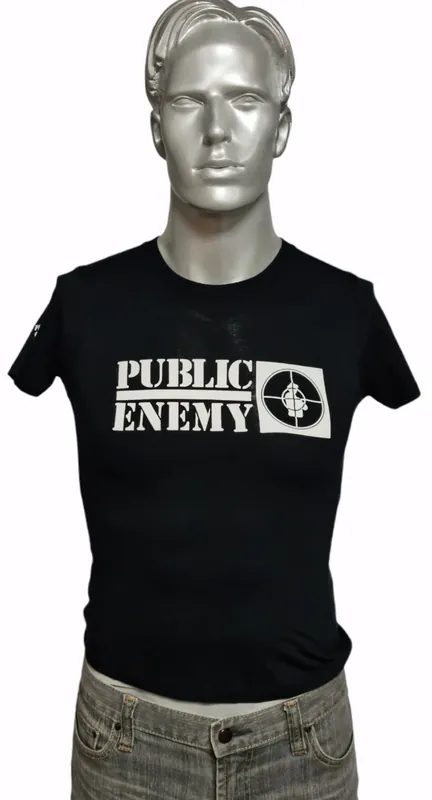 Best Seller Public Enemy Target/Public Enemy T-Shirt - Small Skinny UK T-shirt