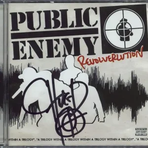 Public Enemy Revolverlution - Autographed by Chuck D German CD album Last Chance