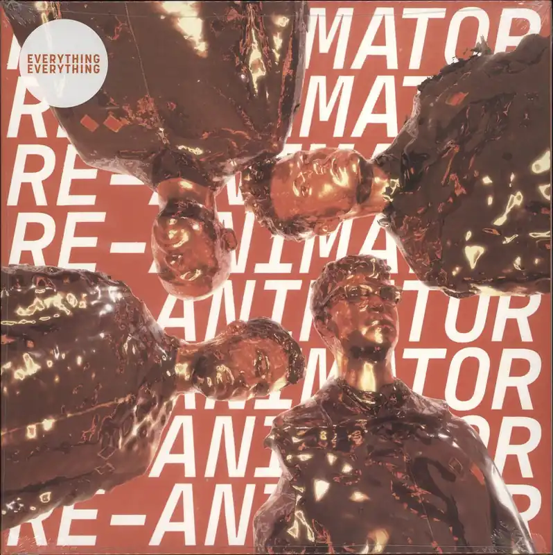 Everything Everything Re-Animator - Clear Vinyl + Red Sleeve - Sealed UK Vinyl LP Buy Online