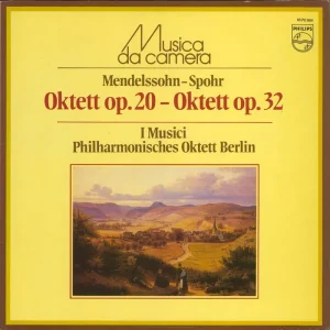Special Discount I Musici Mendelssohn: Octet Op. 20 / Spohr: Octet Op. 32 Dutch Vinyl LP