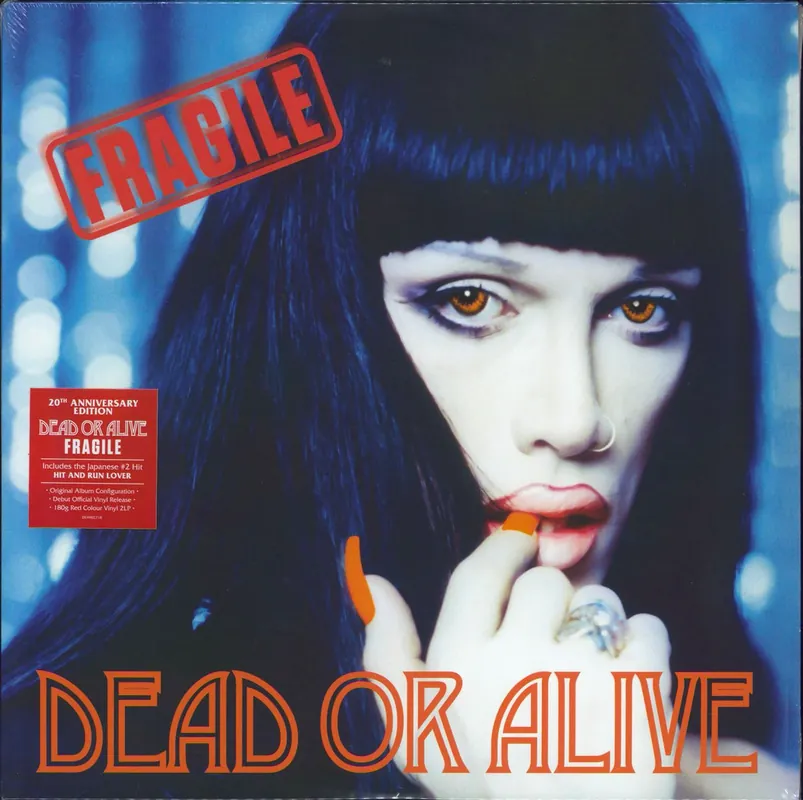 Dead Or Alive Fragile - 180gm Red vinyl UK 2-LP vinyl set No Minimum Order
