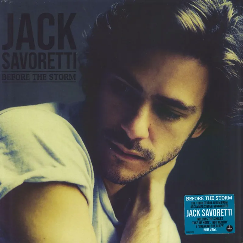 Jack Savoretti Before The Storm - Blue Vinyl - Sealed UK Vinyl LP Save Now
