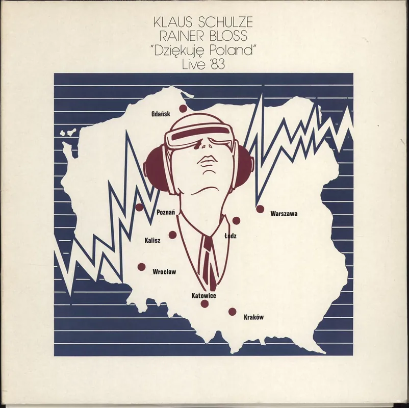Klaus Schulze Dziekuje Poland Live 83 German 2-LP vinyl set Reduced Price