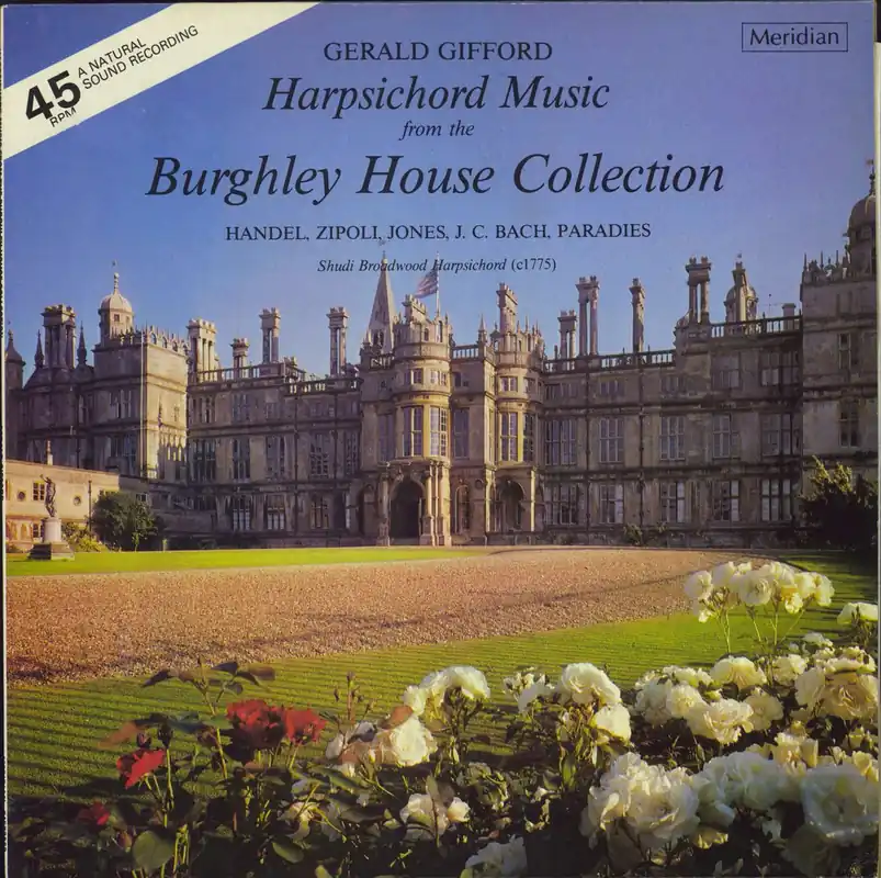 Gerald Gifford Harpsichord Music From The Burghley House Collection UK Vinyl LP Super Sale