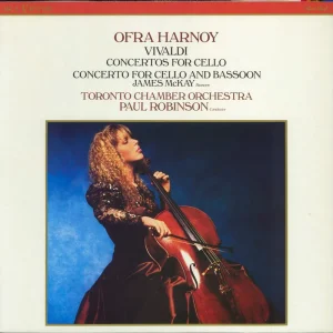 Clearance Ofra Harnoy Vivaldi Cello Concertos German Vinyl LP